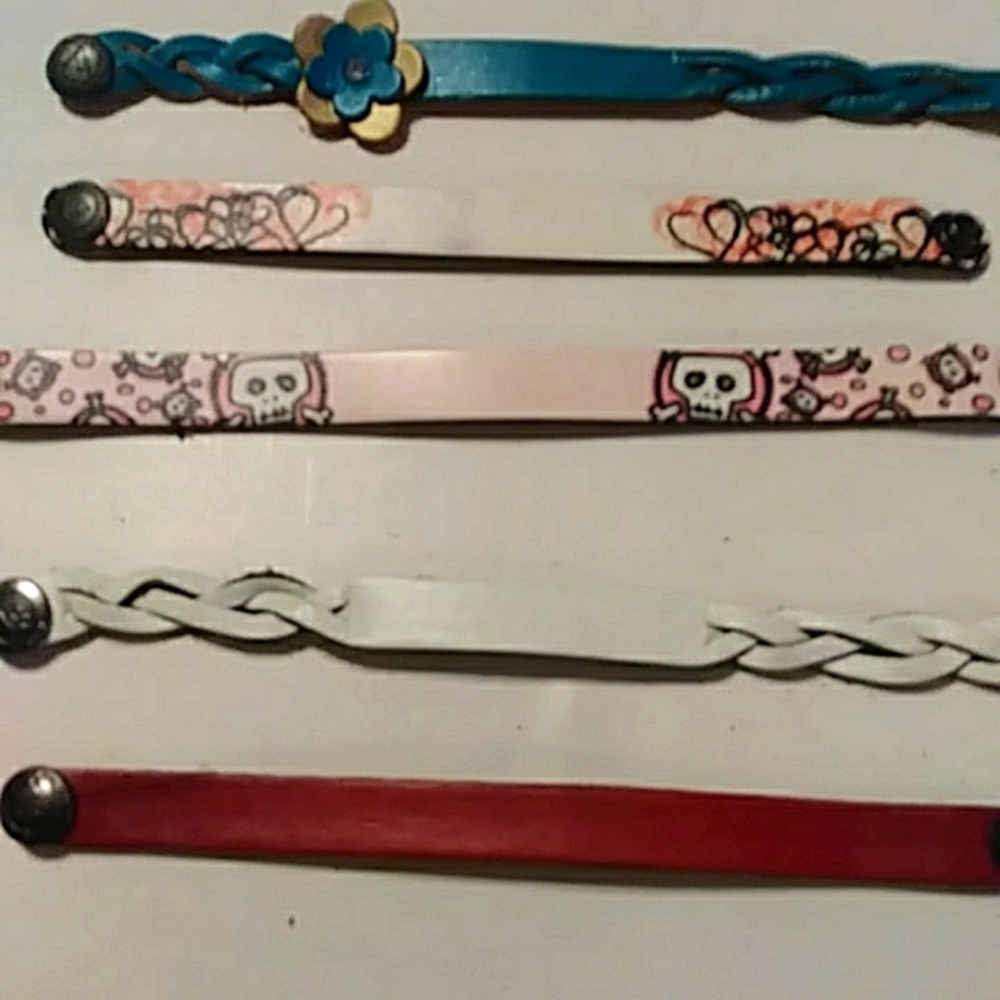 Leather bracelets